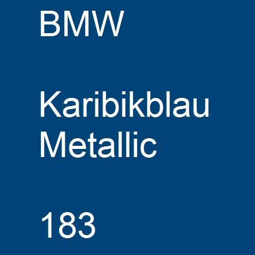 BMW, Karibikblau Metallic, 183.